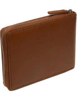 James' Tan Leather Wallet