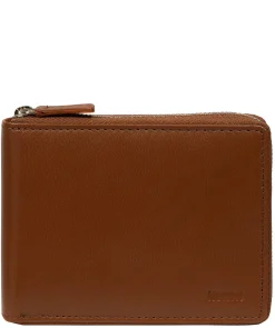 James' Tan Leather Wallet