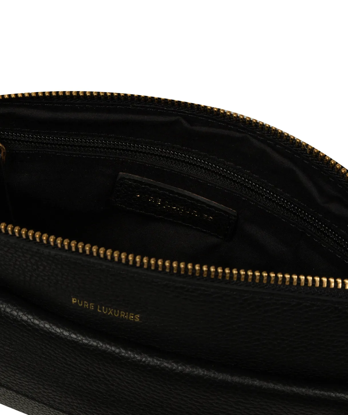 Jessamine' Black Leather Cross Body Bag