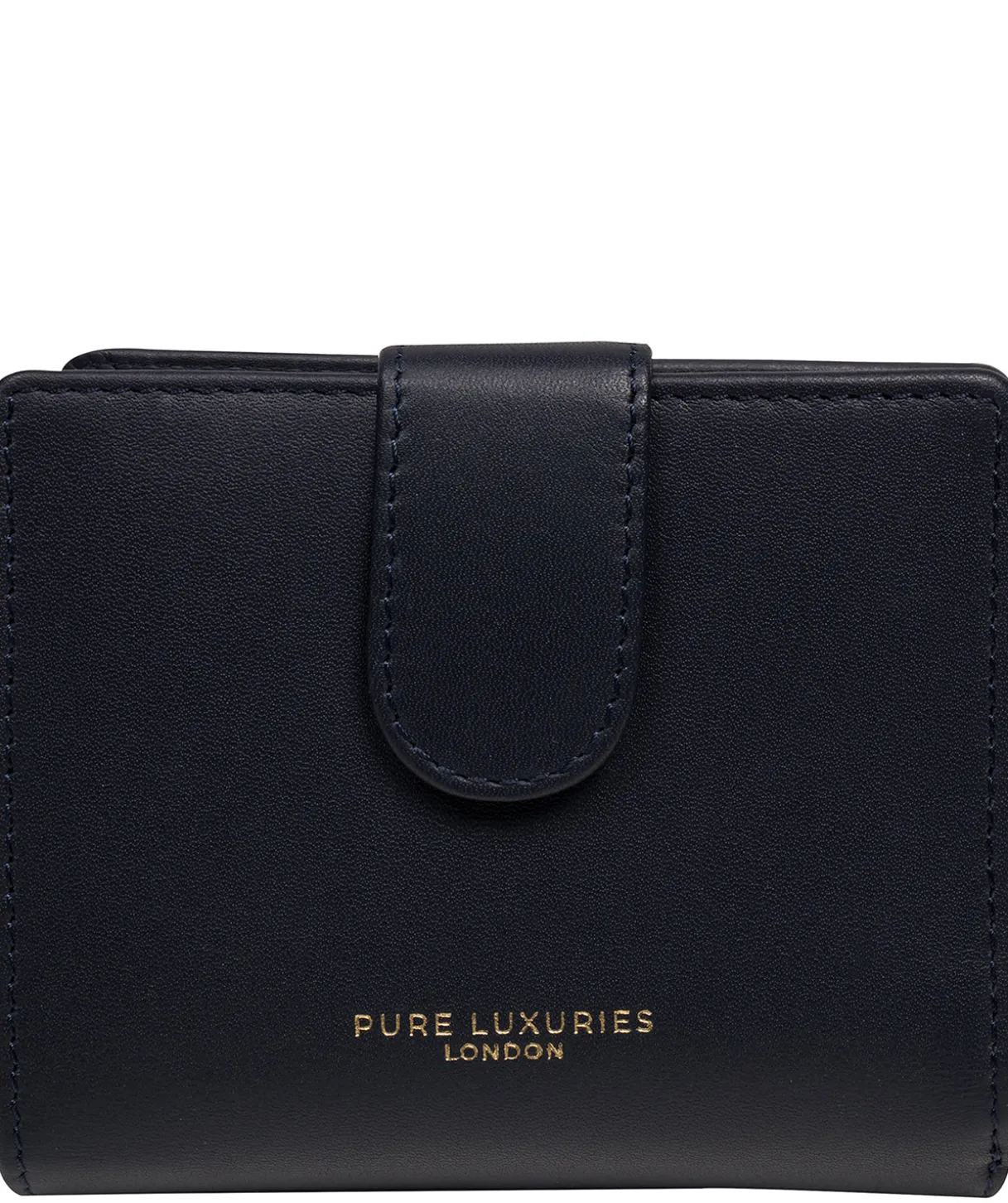 Jody' Dark Navy Leather Bi-Fold Purse