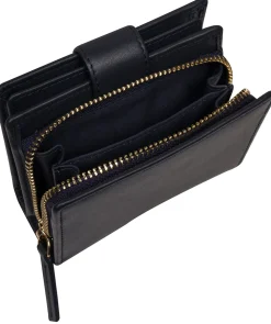 Jody' Dark Navy Leather Bi-Fold Purse
