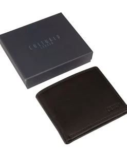 Joe' Brown Leather Bi-Fold Wallet