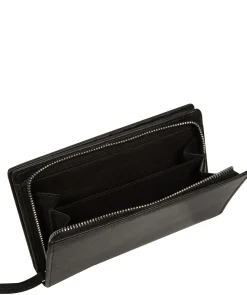 Julia' Black Leather Purse