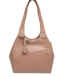 Juliet' Natural Taupe Leather Handbag
