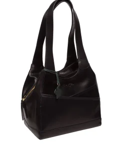 Juliet' Navy Leather Handbag