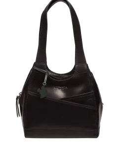 Juliet' Navy Leather Handbag