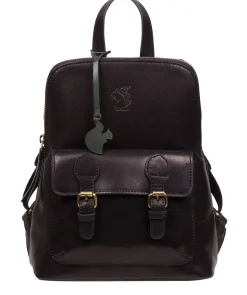 Kendal' Navy Leather Backpack