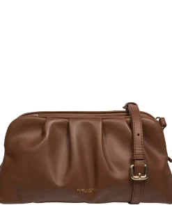 Kimberly' Chestnut Leather Cross Body & Clutch Bag