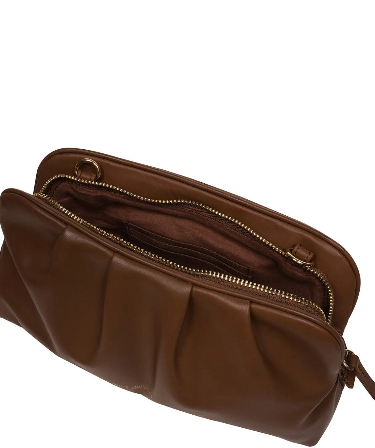 Kimberly' Chestnut Leather Cross Body & Clutch Bag