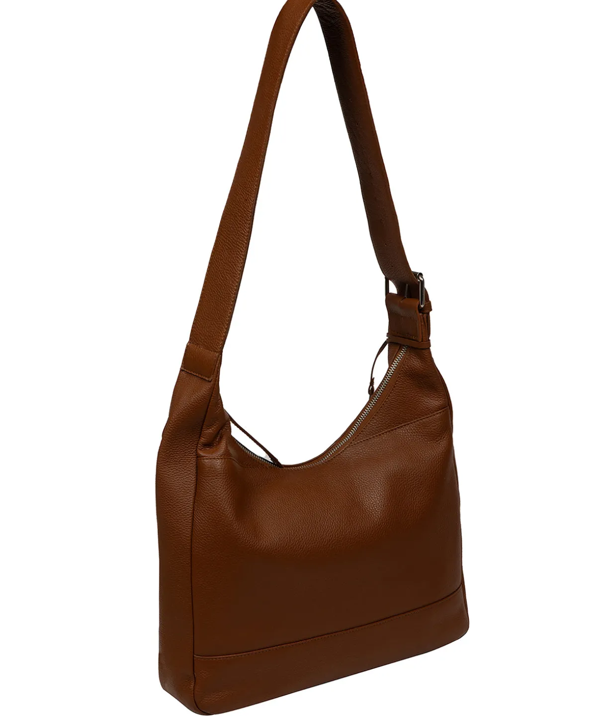Kovo' Rich Tan Leather Shoulder Bag