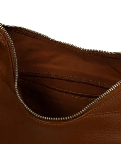 Kovo' Rich Tan Leather Shoulder Bag