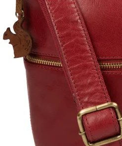 Kristin' Chilli Pepper Leather Shoulder Bag