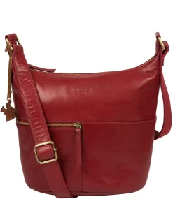 Kristin' Chilli Pepper Leather Shoulder Bag