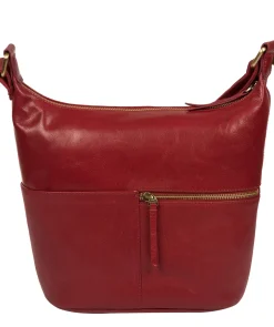Kristin' Chilli Pepper Leather Shoulder Bag