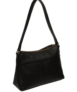 Lambourne' Black Leather Grab Bag
