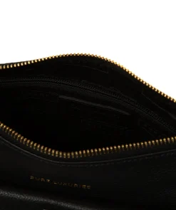Lambourne' Black Leather Grab Bag