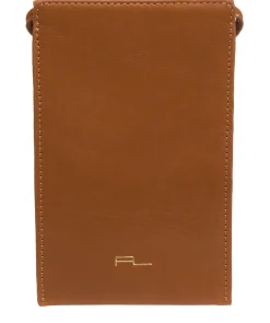 Lana' Oak Nappa Leather Cross Body Phone Bag