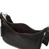 Lancaster' Black Leather Cross Body Bag