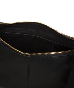 Lancaster' Black Leather Cross Body Bag