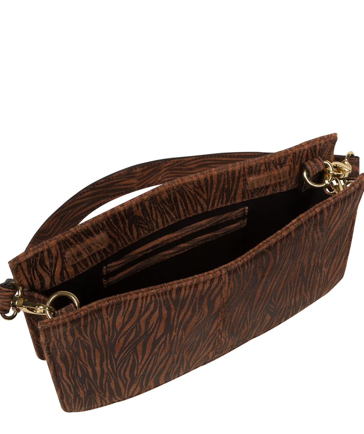 Layla' Animal Print Nappa Leather Clutch Phone Bag