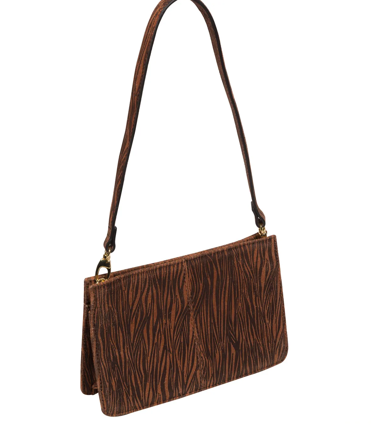 Layla' Animal Print Nappa Leather Clutch Phone Bag