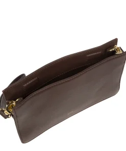 Layla' Hot Fudge Nappa Leather Grab Clutch Phone Bag