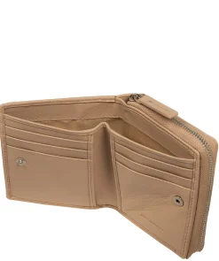 Leah' Latte Leather Purse
