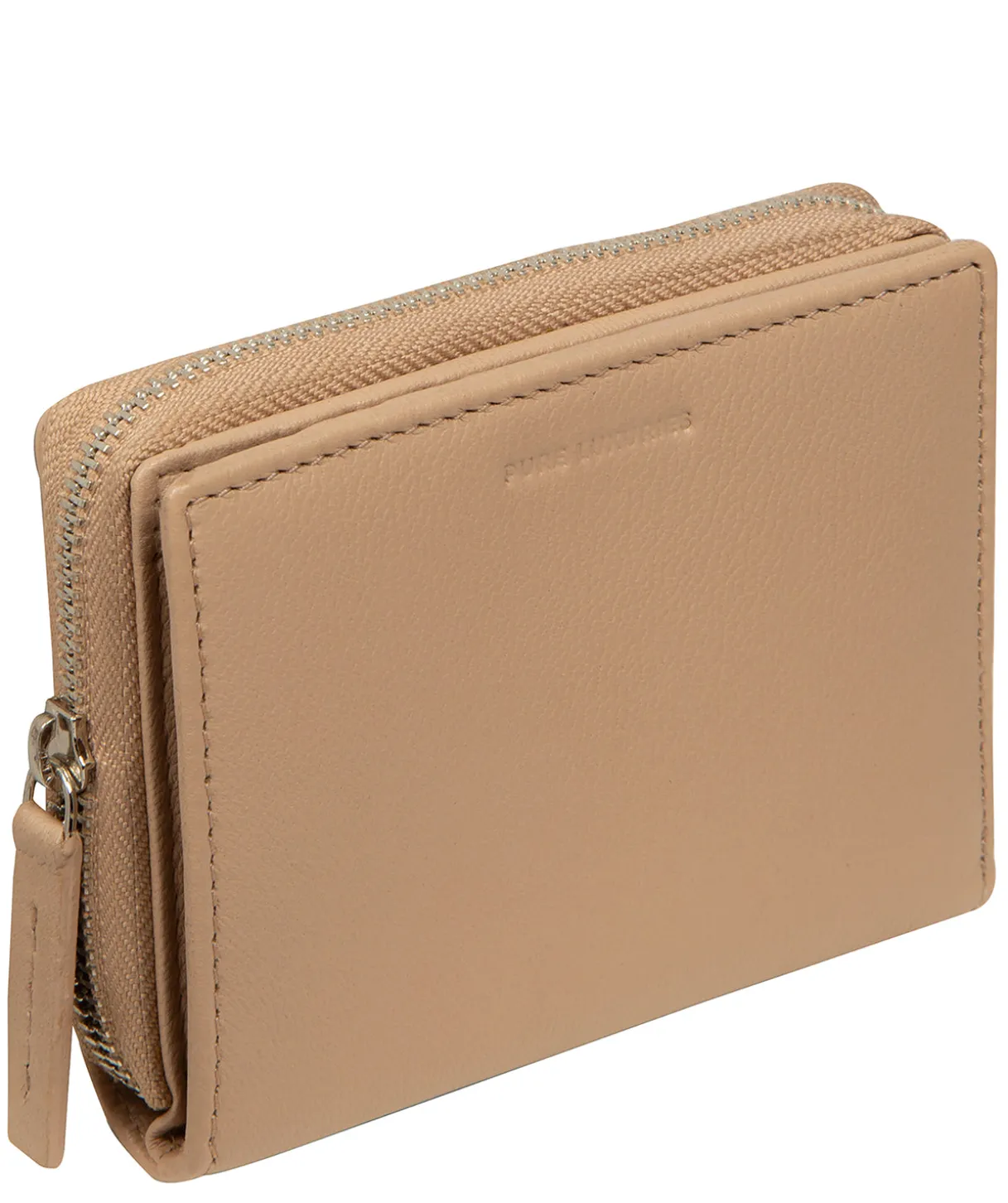 Leah' Latte Leather Purse
