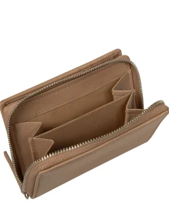 Leah' Latte Leather Purse