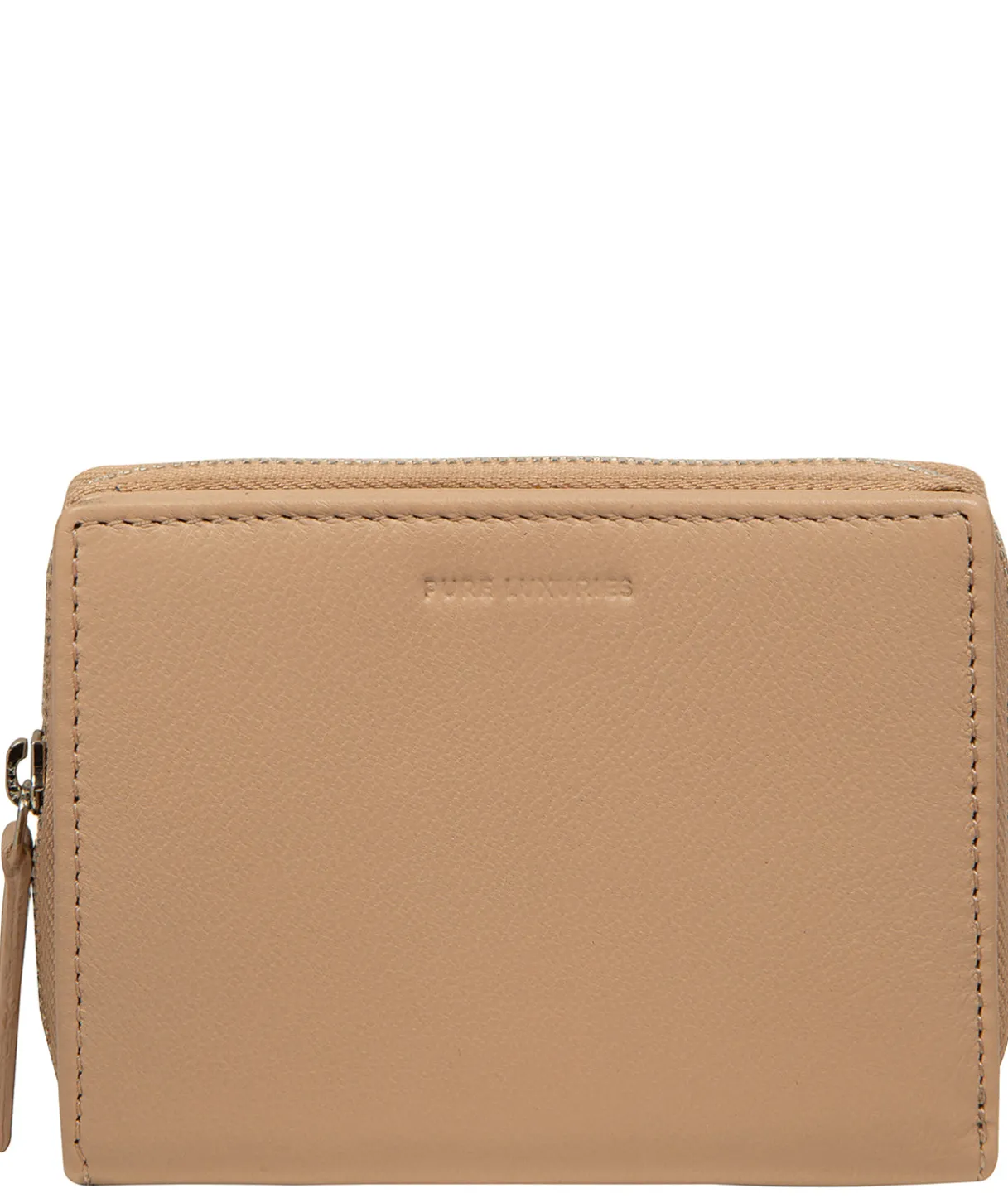 Leah' Latte Leather Purse