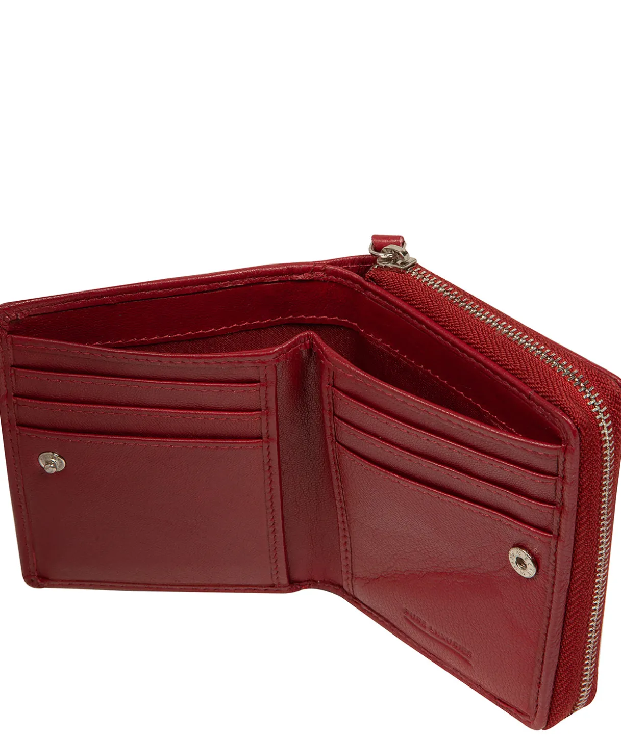 Leah' Red Leather Purse