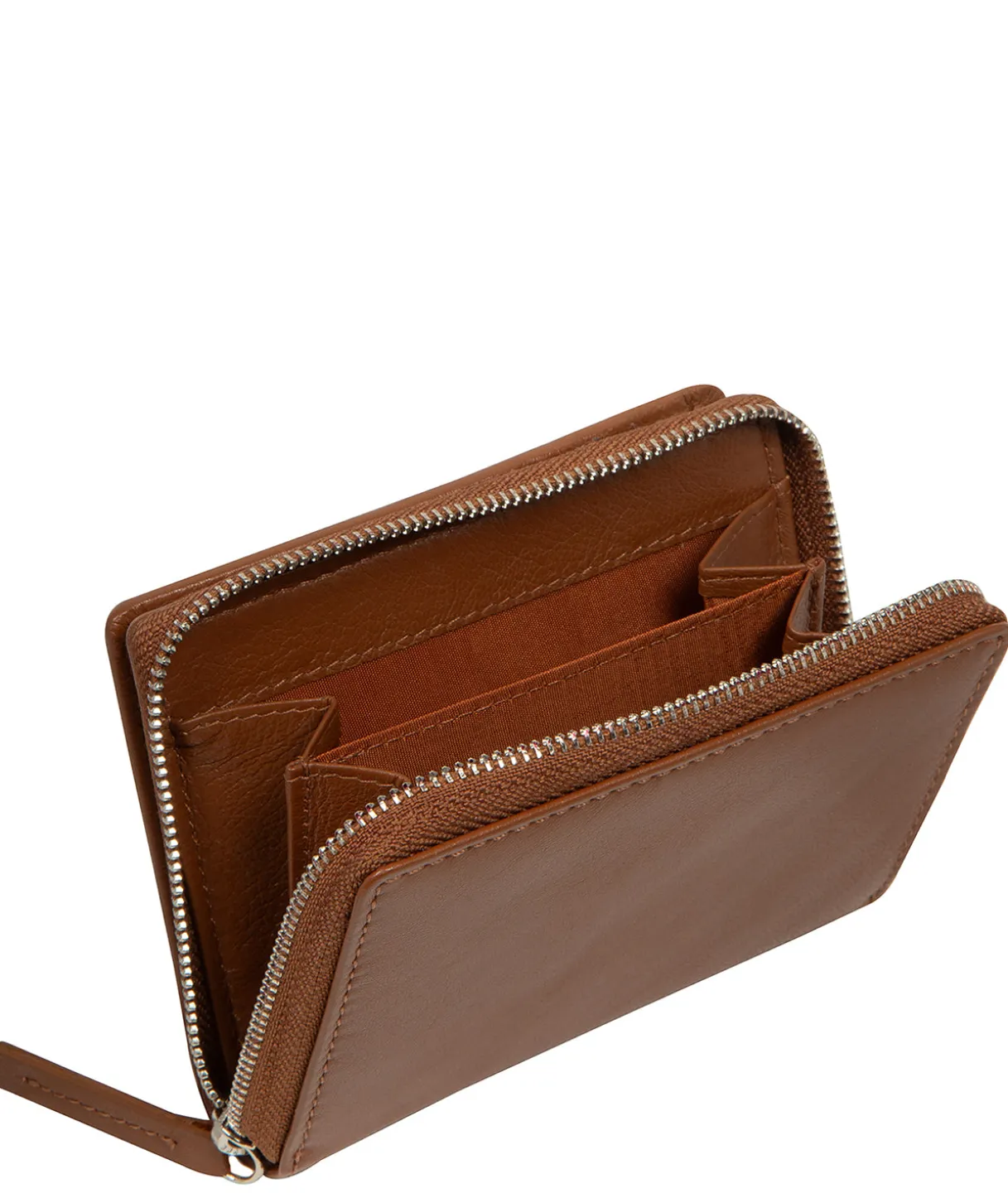 Leah' Tan Leather Purse