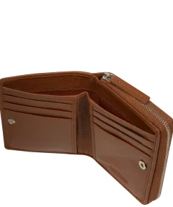 Leah' Tan Leather Purse