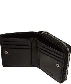 Lena' Black Leather Purse