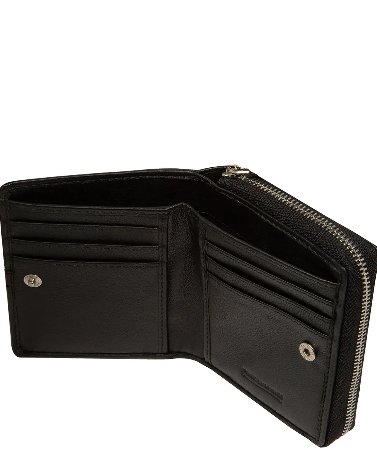 Lena' Black Leather Purse