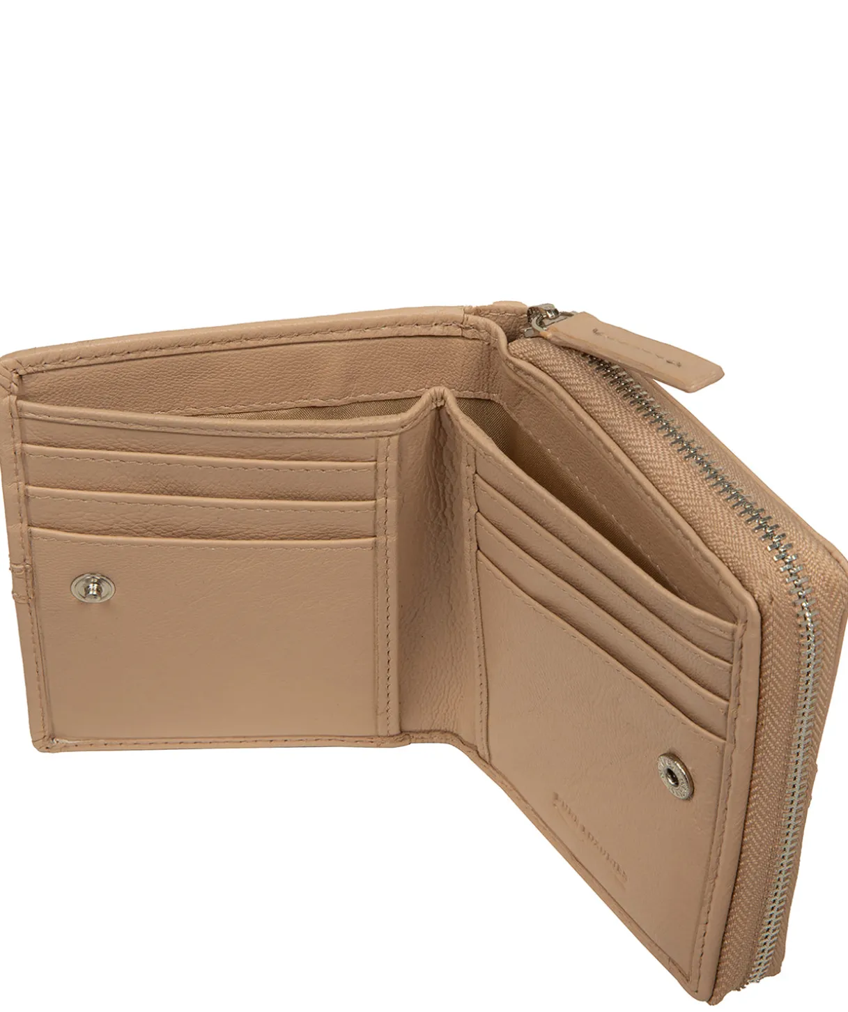 Lena' Latte Leather Purse