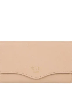 Letitia' Latte Leather Purse