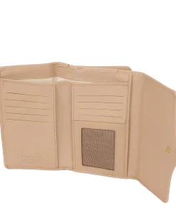 Letitia' Latte Leather Purse