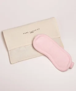 Levens' Blush Pink 100% Cashmere Eye Mask