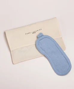 Levens' Powder Blue 100% Cashmere Eye Mask