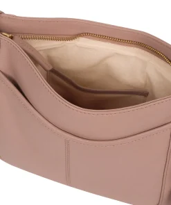 Lewes' Blush Pink Leather Cross Body Bag
