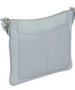Lewes' Cashmere Blue Leather Cross Body Bag