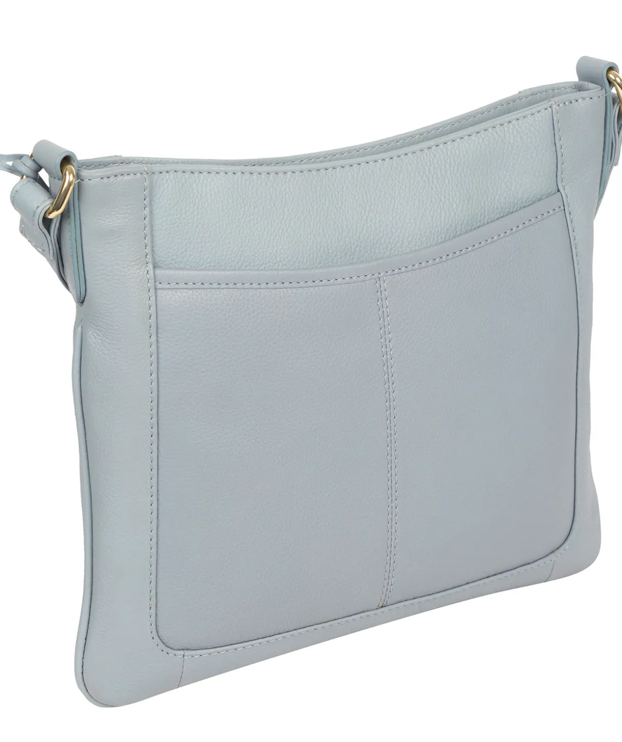 Lewes' Cashmere Blue Leather Cross Body Bag