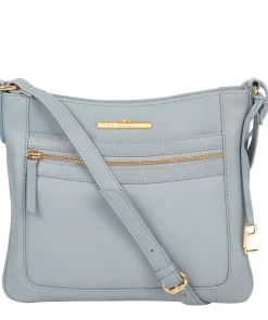 Lewes' Cashmere Blue Leather Cross Body Bag