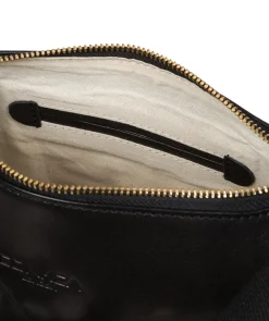 Little Kristin' Black Leather Shoulder Bag