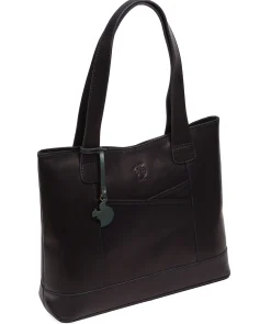Little Patience' Navy Leather Tote Bag
