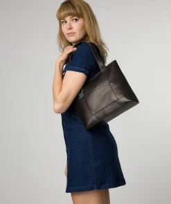Little Patience' Navy Leather Tote Bag