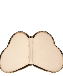 Loughton' Black Leather Heart Coin Purse
