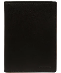 Louis' Black Leather Passport Holder