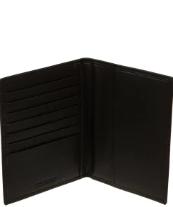 Louis' Black Leather Passport Holder